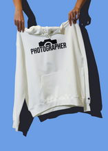 Load image into Gallery viewer, White Champion Photography Hoodie
